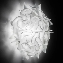 Slamp Veli – design-vegglampe, Ø 32 cm, hvit Hot