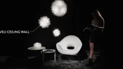 Slamp Veli Foliage Large vegglampe Ø 75 cm| Design- Og Hotellbelysning