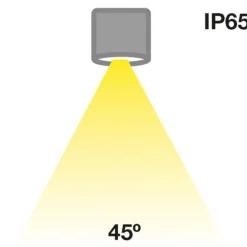 The Light Group SLC MiniOne Fast LED-downlight IP65 svart 927 Outlet
