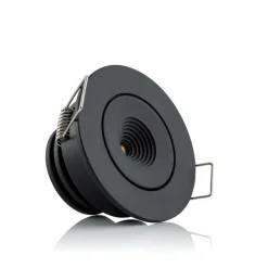 The Light Group SLC MiniOne Tilt LED innfelt belysning svart 3000 K| Butikkbelysning|Downlights