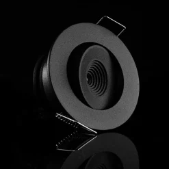 The Light Group SLC MiniOne Tilt LED innfelt belysning svart 3000 K| Butikkbelysning|Downlights