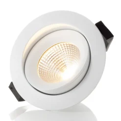 The Light Group SLC One 360° LED innfelte lamper hvit 2 700 K| Downlights|Spotter I Tak