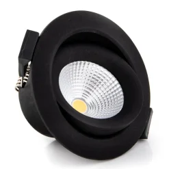 The Light Group SLC One 360° LED innfelte lamper svart 2 700 K| Butikkbelysning|Downlights