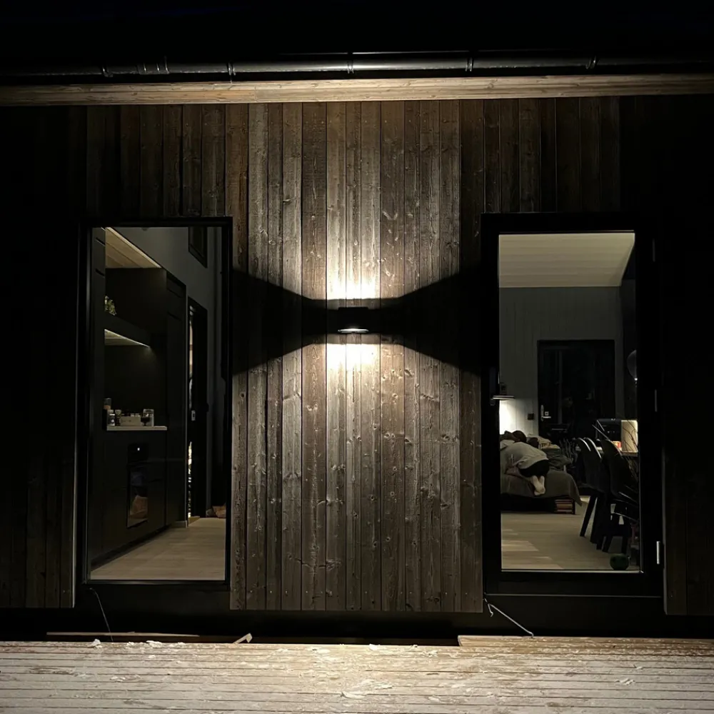 The Light Group SLC Shadow utendørs LED-vegglampe up/down