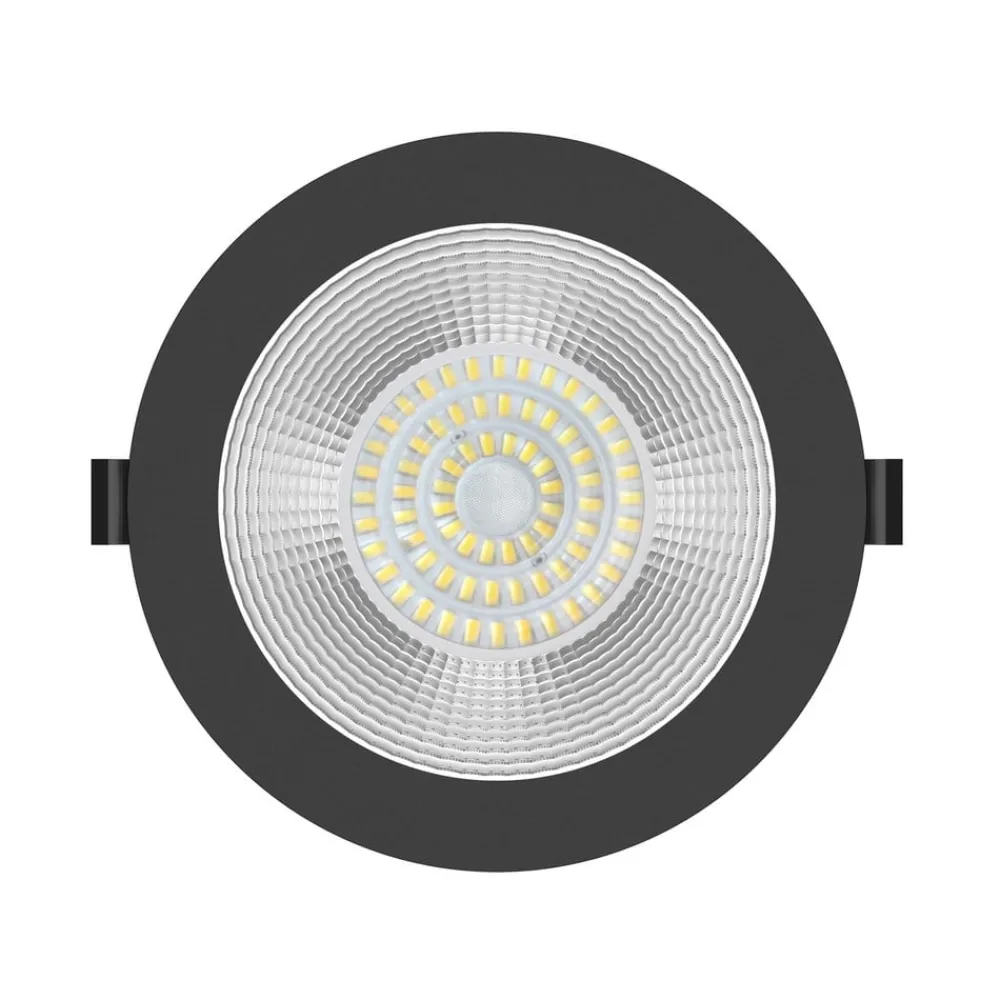 The Light Group SLC Shift LED-innfellingsspot Ø 19cm CCT, svart| Downlights
