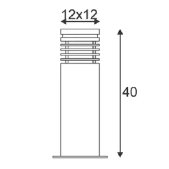 SLV Arrock Sand - Sokkelbelysning i sandstein, granitt| Sokkellamper
