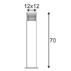 SLV Arrock Sand - Stibelysning i sandstein og granitt| Gatebelysning, Pullert Belysning