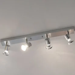 SLV Asto 4-lampers takspotlight med dekorativ ring| Spotter I Tak