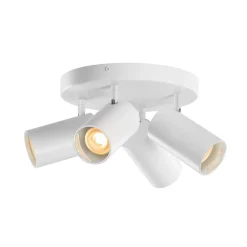 SLV Asto Tube downlight GU10 4 lysk. sirkel hvit| Spotter I Tak