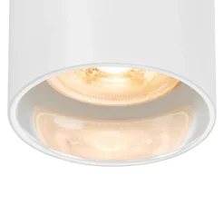 SLV Asto Tube downlight GU10 4 lysk. sirkel hvit| Spotter I Tak