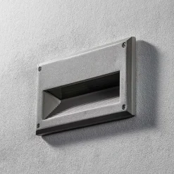 SLV Brick Downunder innfelte vegglampe E14 IP44 Hot