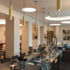 SLV Enola B pendellampe, messingfarget, aluminium, Ø 6,7 cm Outlet