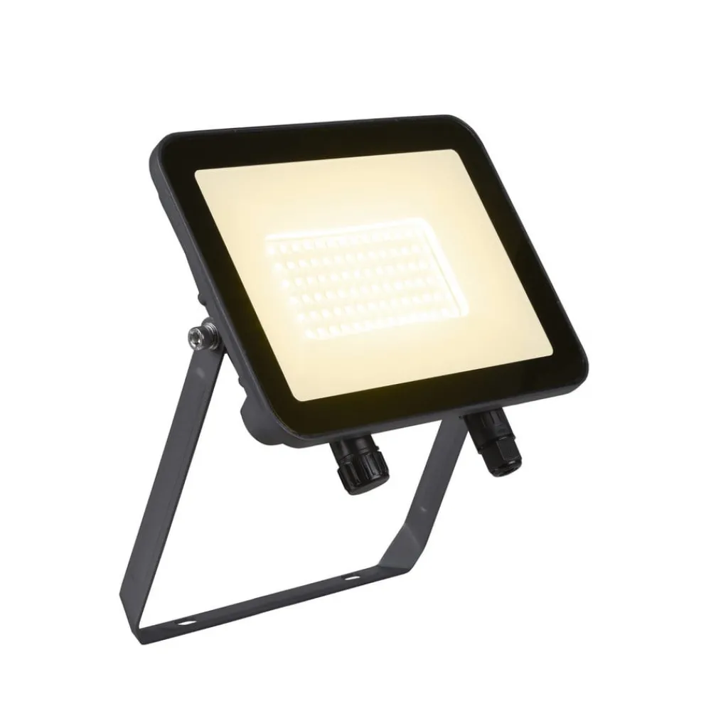 SLV Floodi LED-spotlight for utendørs bruk, IP65, bredde 20 cm