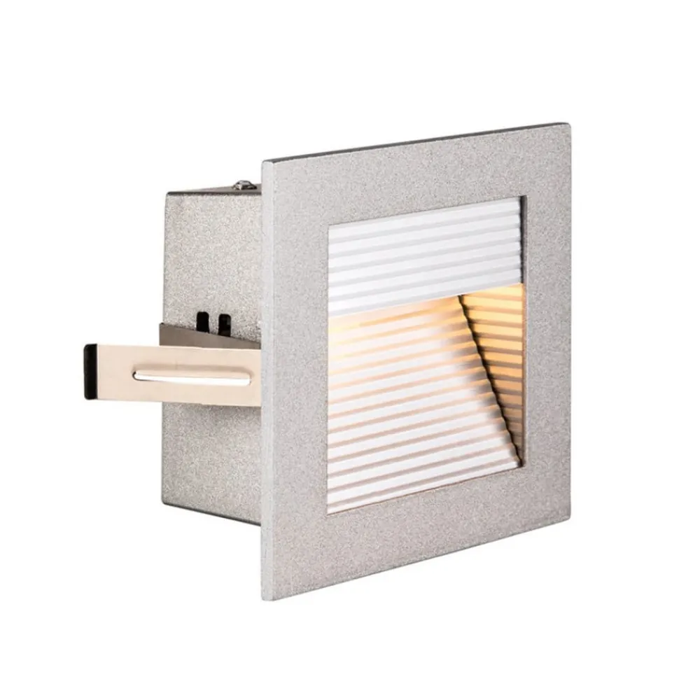 SLV Frame Curve LED-innfellingslampe sølv| Spotter I Tak