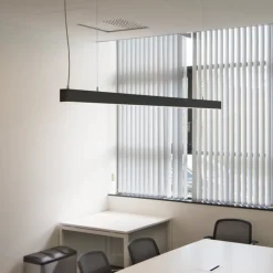 SLV Glenos LED-pendellampe 205 cm, svart| Kontorbelysning