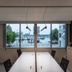 SLV Glenos LED-pendellampe 205 cm, svart| Kontorbelysning