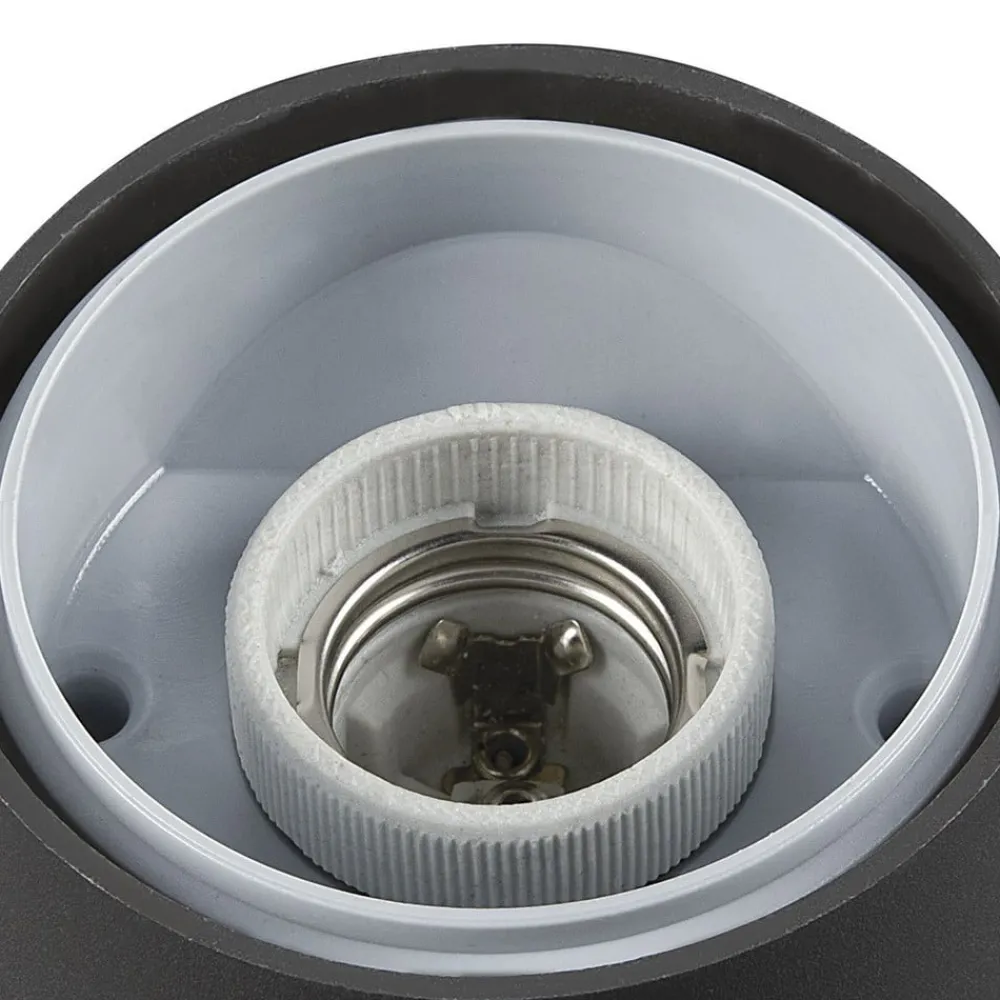 SLV Grafit stibelysning antracitt sylinder 30 cm| Gatebelysning, Pullert Belysning