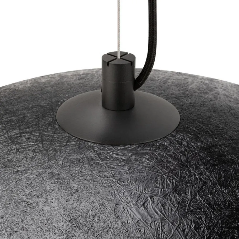 SLV hengelampe Forchini, 70 cm svart/gullfarget plast Outlet