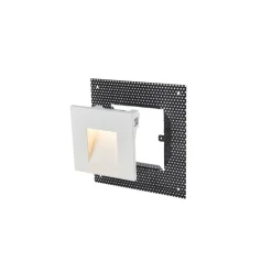 SLV LED innfelt vegglampe Mobala, hvit, aluminium, 3000 K| Downlights|Vegglamper