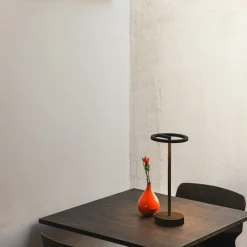 SLV LED oppladbar lampe Vinolina One, svart, 2700 K, høyde 33 cm| Dekorasjonsbelysning