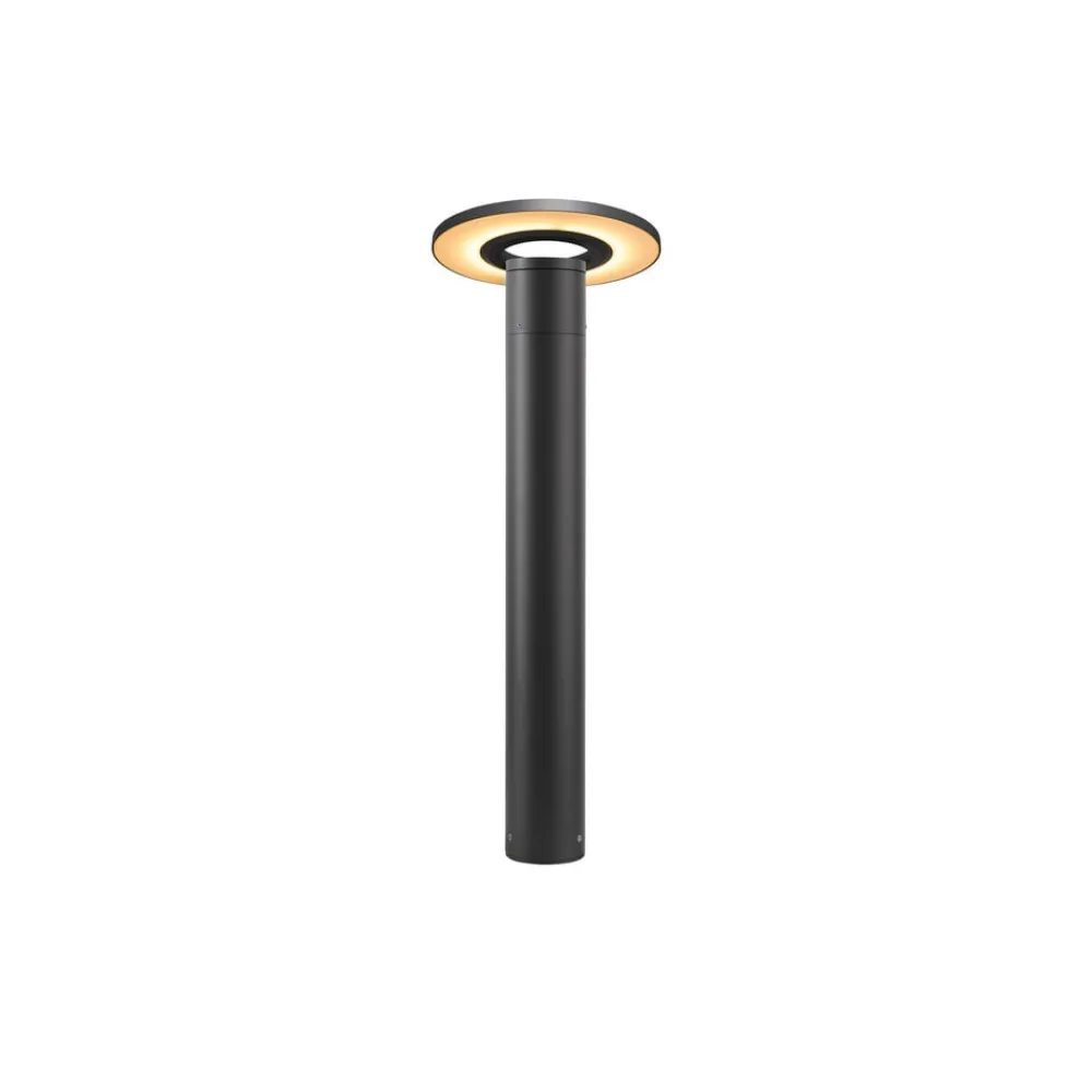 SLV LED-gatelampe I-Ring, antrasitt, aluminium, høyde 65 cm| Gatebelysning, Pullert Belysning