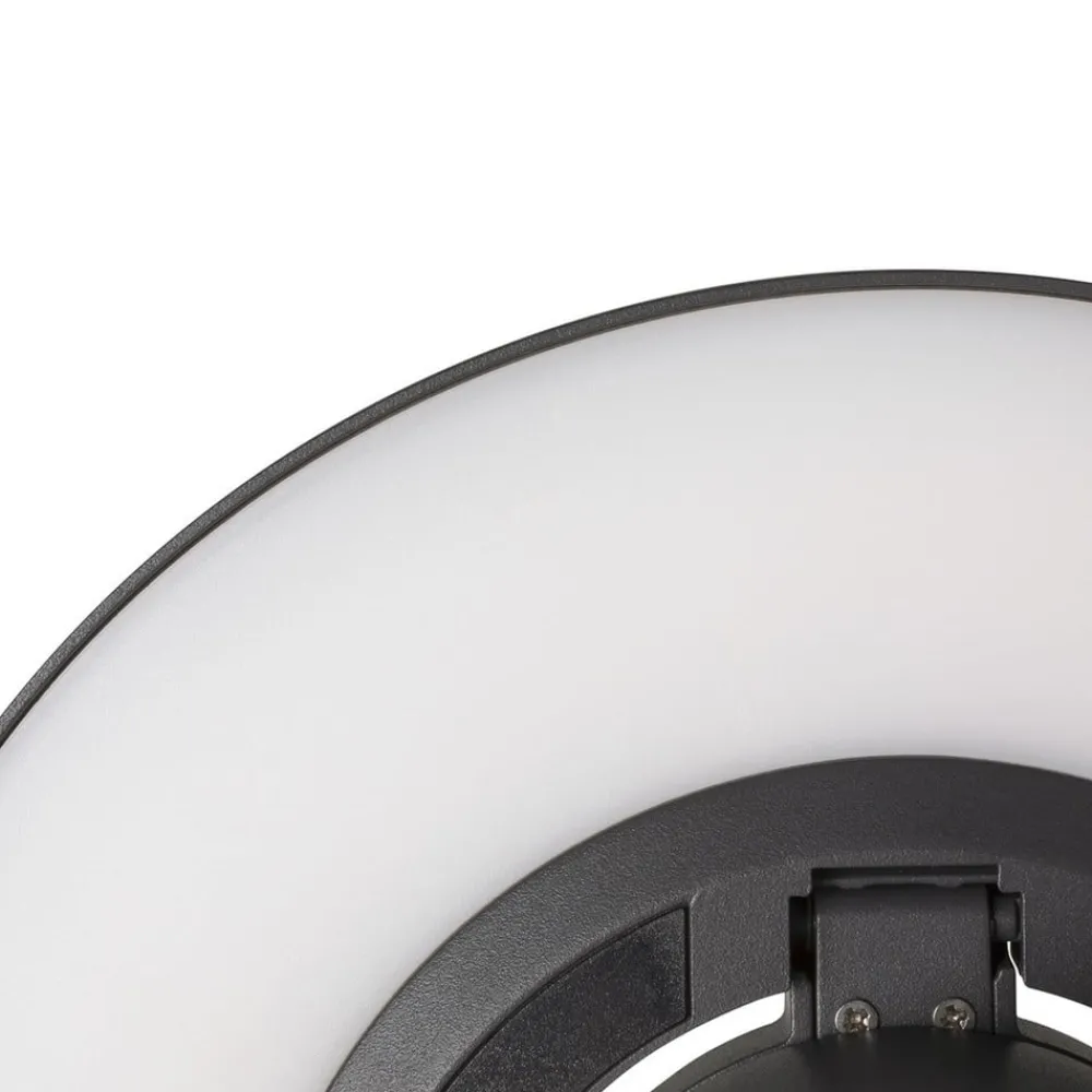 SLV LED-gatelampe I-Ring, antrasitt, aluminium, høyde 65 cm| Gatebelysning, Pullert Belysning