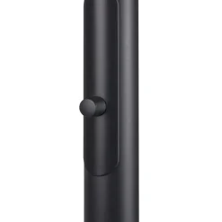 SLV LED-gulvlampe One Bow FL, svart, stål, høyde 232 cm| Led-Innendørs