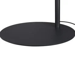 SLV LED-gulvlampe One Bow FL, svart, stål, høyde 232 cm| Led-Innendørs