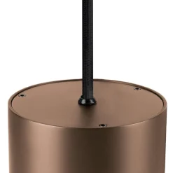 SLV LED-hengelampe Oculus, kobberfarget, Ø 9 cm, dimbar til varmt Sale