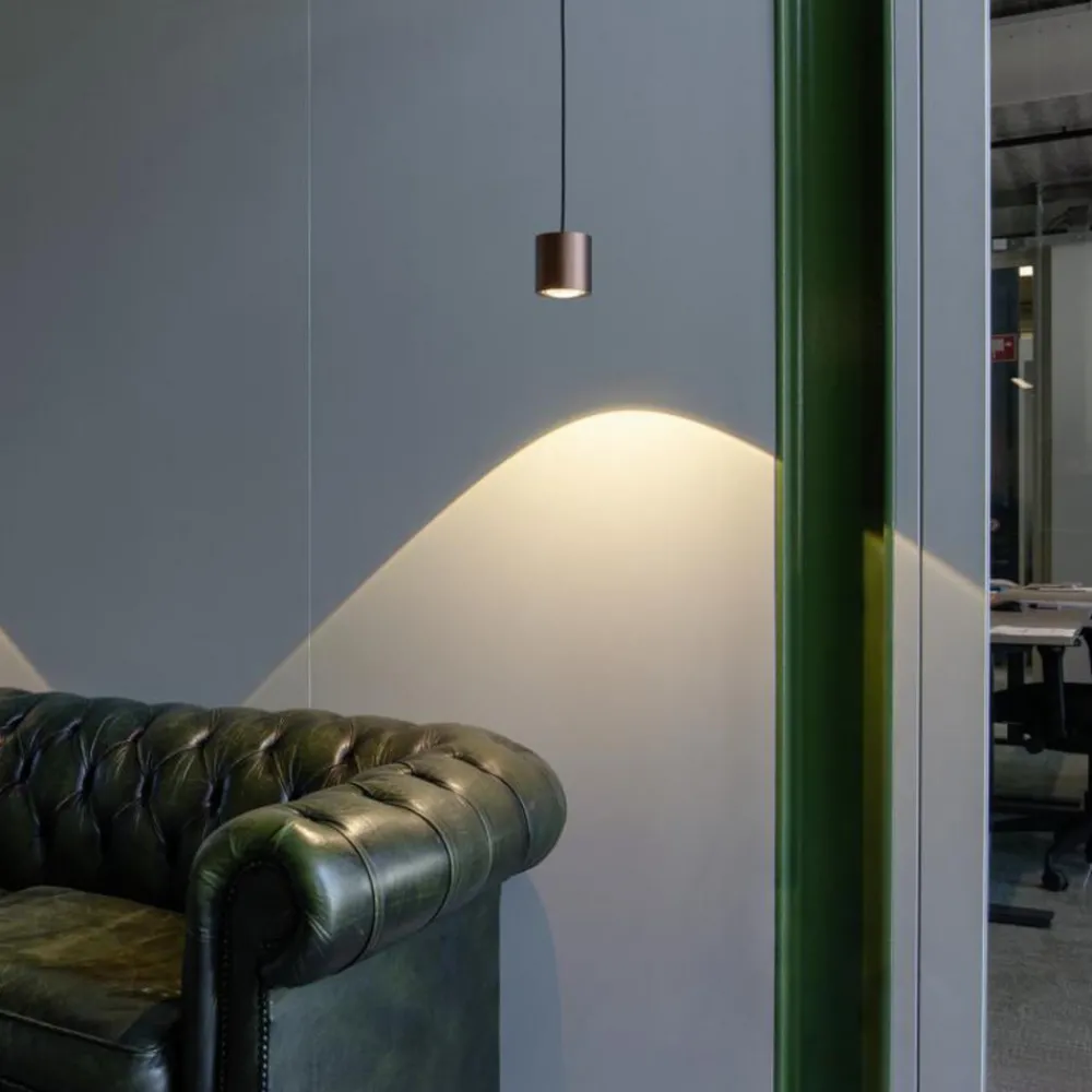 SLV LED-hengelampe Oculus, kobberfarget, Ø 9 cm, dimbar til varmt Sale