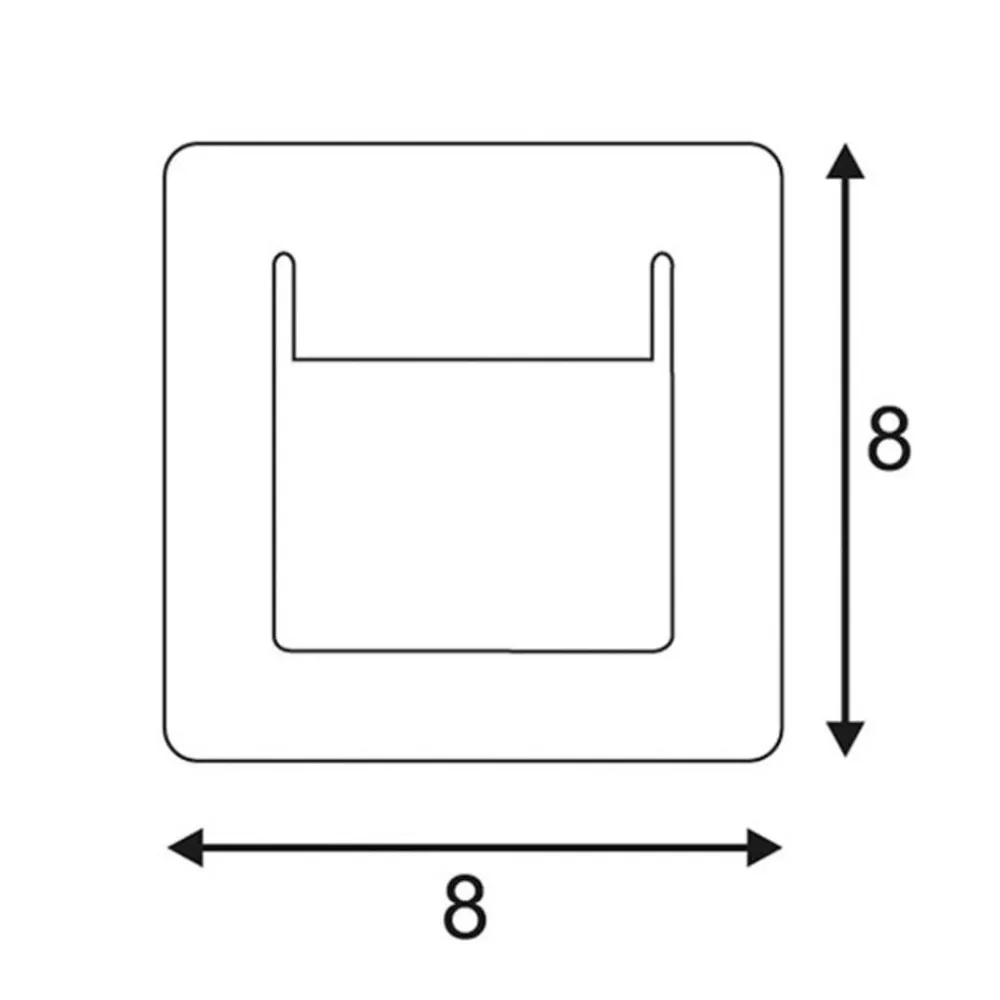 SLV LED-innfellingslampe Downunder Pur 80 LED hvit| Downlights|Vegglamper