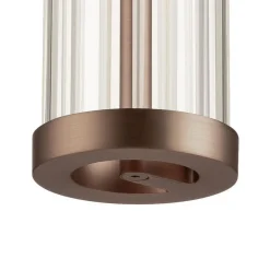 SLV LED-pendellampe Quimera, kobberfarget, Ø 8 cm, CCT Best