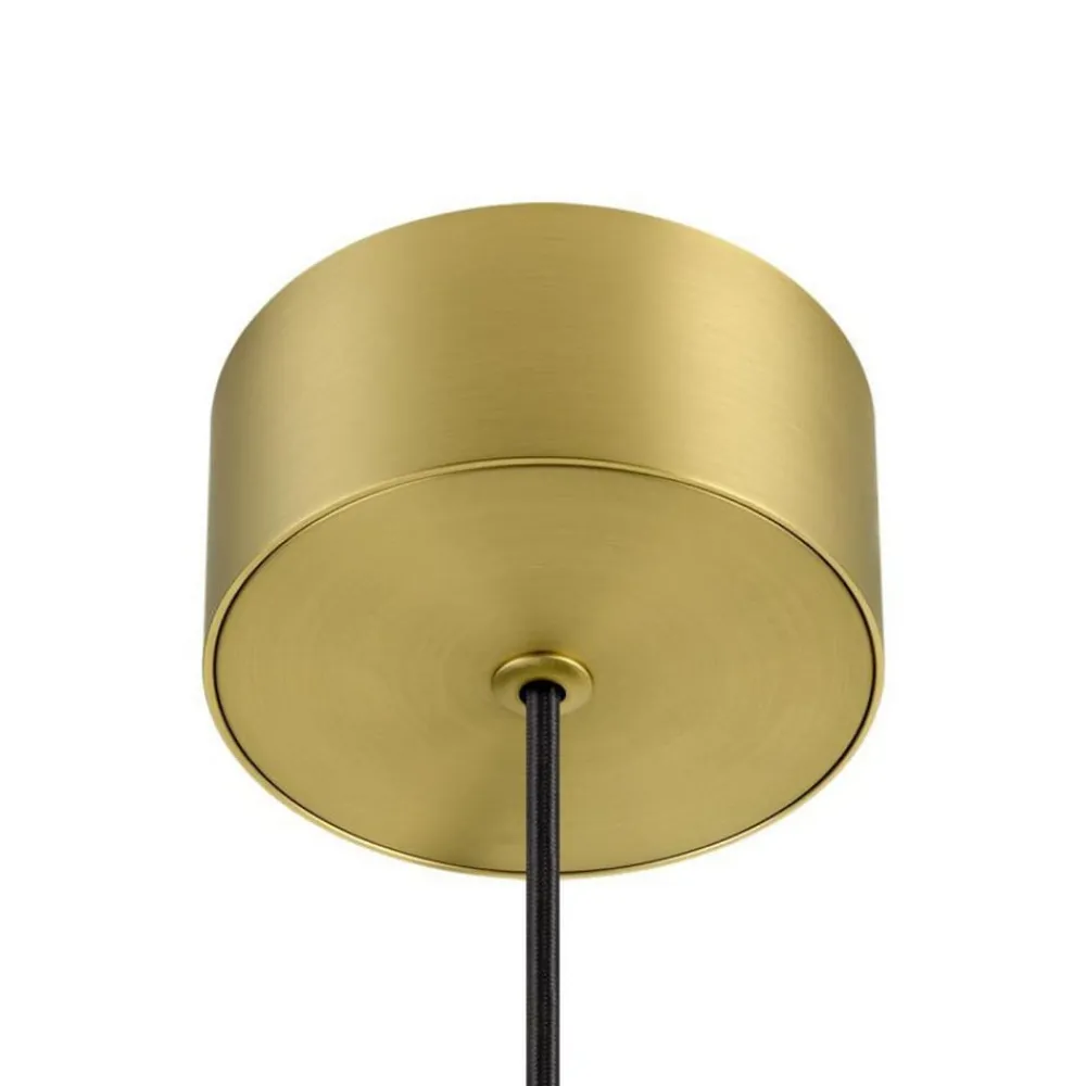 SLV LED-pendellampe Quimera, messingfarget, Ø 8 cm, CCT| Butikkbelysning