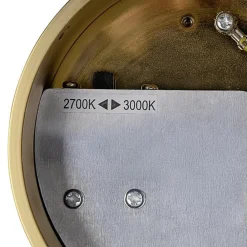 SLV LED-pendellampe Quimera, messingfarget, Ø 8 cm, CCT| Butikkbelysning