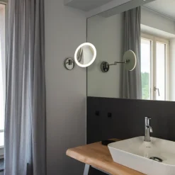 SLV Maganda LED-veggspeil rund justerbar CCT Best