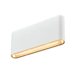 SLV Oval utendørs vegglampe opp/ned CCT 17,5 cm hvit New