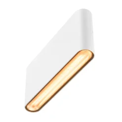 SLV Oval utendørs vegglampe opp/ned CCT 17,5 cm hvit New