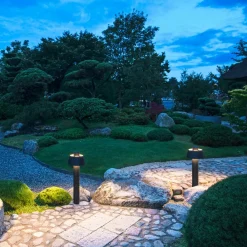 SLV Photoni 75, svart, aluminium, høyde 75 cm| Gatebelysning, Pullert Belysning