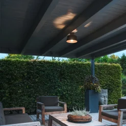 SLV Photoni taklampe, svart, aluminium, Ø 25 cm| Taklamper Utendørs