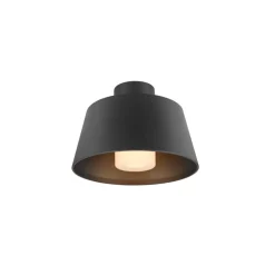 SLV Photoni taklampe, svart, aluminium, Ø 25 cm| Taklamper Utendørs