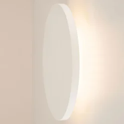 SLV Plastra LED-vegglampe i gips, rund Best