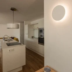 SLV Plastra LED-vegglampe i gips, rund Best