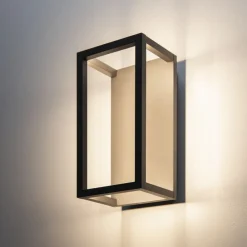 SLV Quadrulo LED indirekte utendørs LED-vegglampe i antrasitt Discount