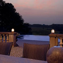 SLV Rusty Cone 24 rustbrun 24 cm base lys| Sokkellamper