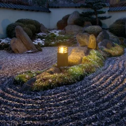 SLV Rusty firkantet LED-sokkel lys rustbrun| Sokkellamper