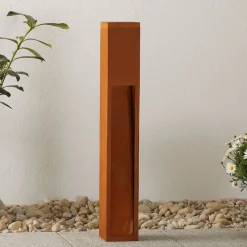 SLV Rusty Slot 80 rustbrun sokkelbelysning| Gatebelysning, Pullert Belysning