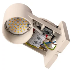 SLV Rusty utendørs LED-vegglampe up/down firkant| Taklamper Utendørs