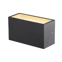 SLV Sitra LED utendørs LED-vegglampe opp/ned 20 antracit Outlet