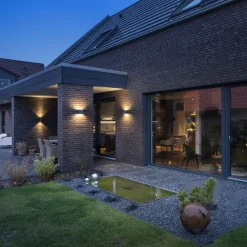 SLV Sitra LED utendørs LED-vegglampe opp/ned 20 antracit Outlet