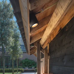 SLV Sitra utendørs taklampe, antrasitt, aluminium, Ø 10 cm Sale